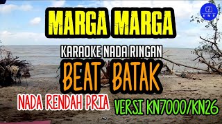 Marga Marga - Pop Batak Karaoke || Karaoke Nada Ringan