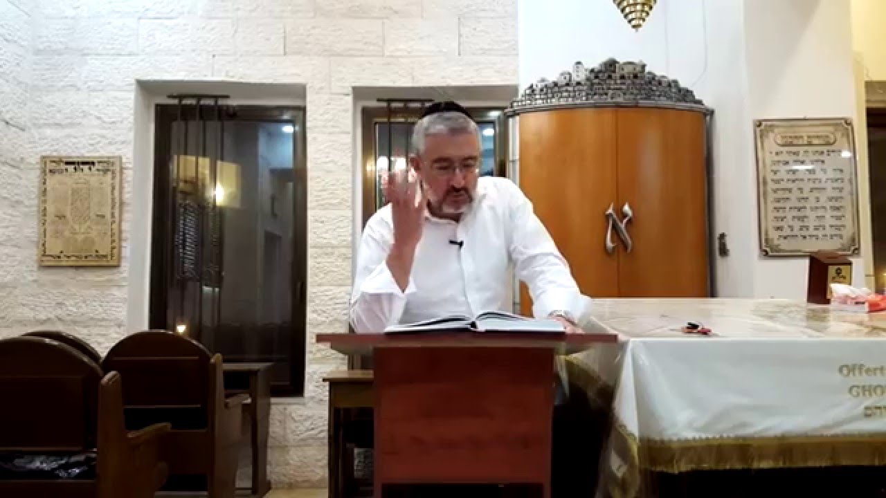 Yakov Sitruk - Faites entrer l'accusé (Vayéh'i 5776)