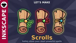 Inkscape Speed Art: Scrolls