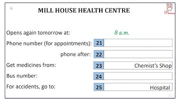Cambridge KET 3   Listening Test 2, Part 5   with transcript online video cutter com