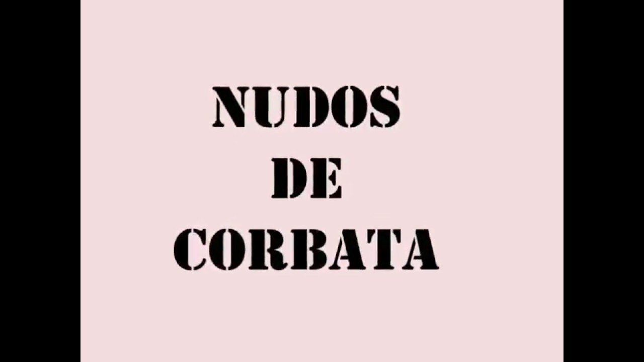 Nudos de corbata 