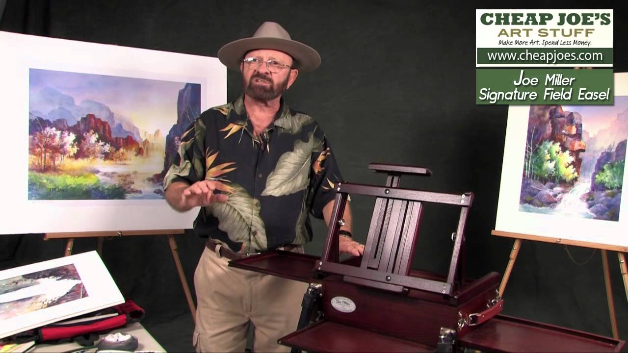 tom jones demonstrating the joe miller signature field easel youtube