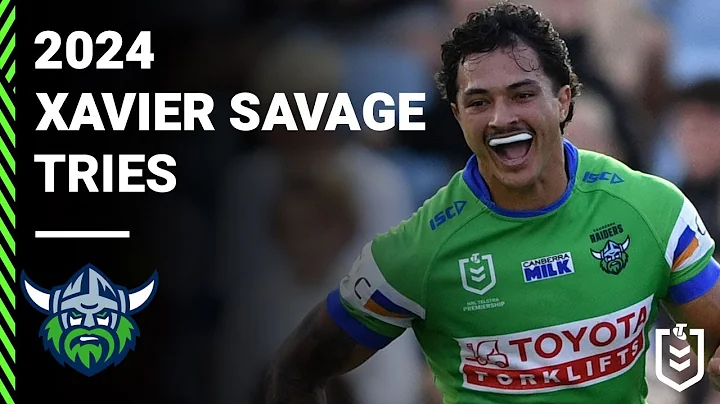 NRL Highlights | NRL 2024 | Xavier Savage's Try-Scoring Season