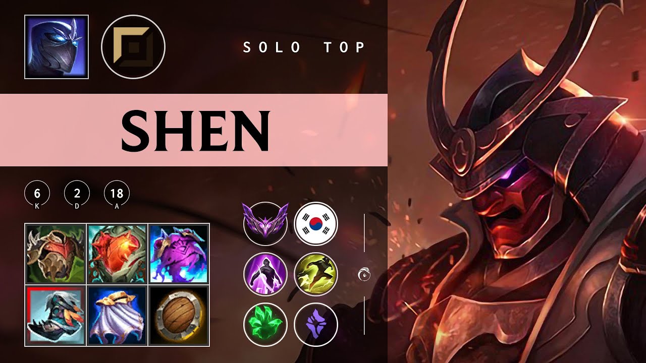 Shen Top vs Olaf - KR Master Patch 25.24