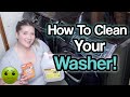 HOW TO CLEAN YOUR WASHING MACHINE !! (QUICK &amp; EASY)