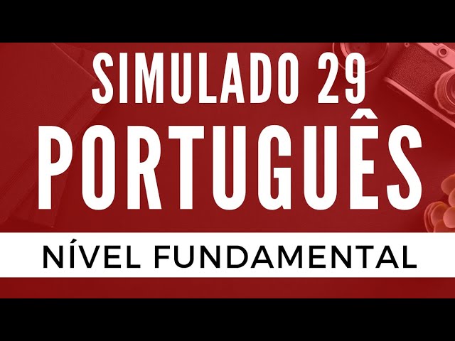 Português para Concursos - Ensino Fundamental - Simulado 29