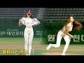 BESTie Sexy First Pitch｜베스티 유지, 남심 설레게 한 건강미 넘치는 '탈의 시구' @내일은 시구왕 2부 20160914