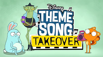 Barry, Helen, Candle & MORE Takeover Kiff's Theme Song 🎶 | Theme Song Takeover | @disneychannel