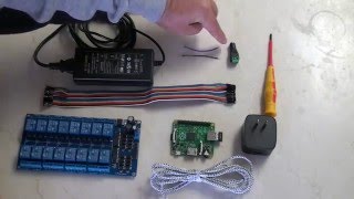 Raspberry Pi: 16 Channel Relay how to with example software for automation projects