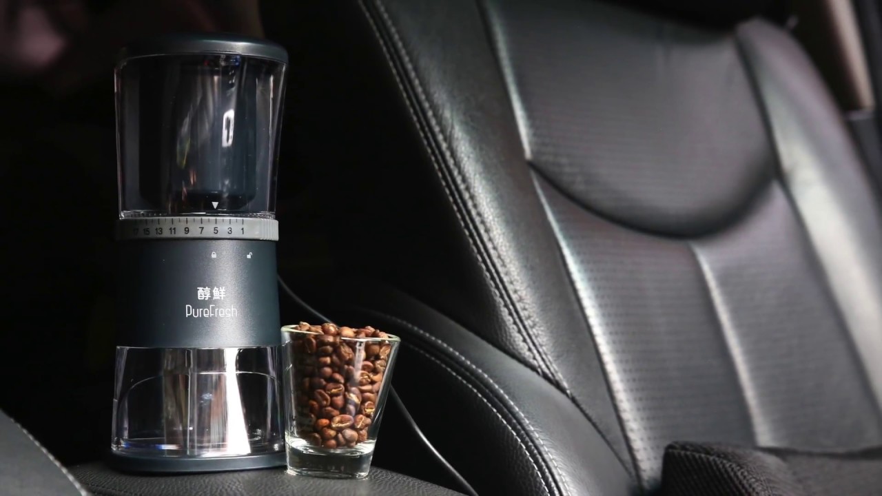 醇鮮陶瓷刀盤極慢轉速咖啡豆研磨機｜Pure Fresh Slow Coffee Grinder｜Made in Taiwan｜家用車用磨豆機