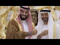 محمد بن زايد خلال استقباله محمد بن سلمان في أبوظبي 