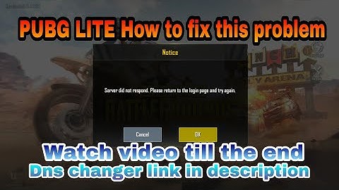 PUBG LITE How to fix problem.. Dns changer link in description.. watch video till the end/mono gamer