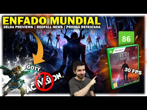 🎮 PRENSA RETRATADA | ALERTA: RedFall y Jedi Survivor | Zelda GOTY | Xbox Activision - Sony - Semons