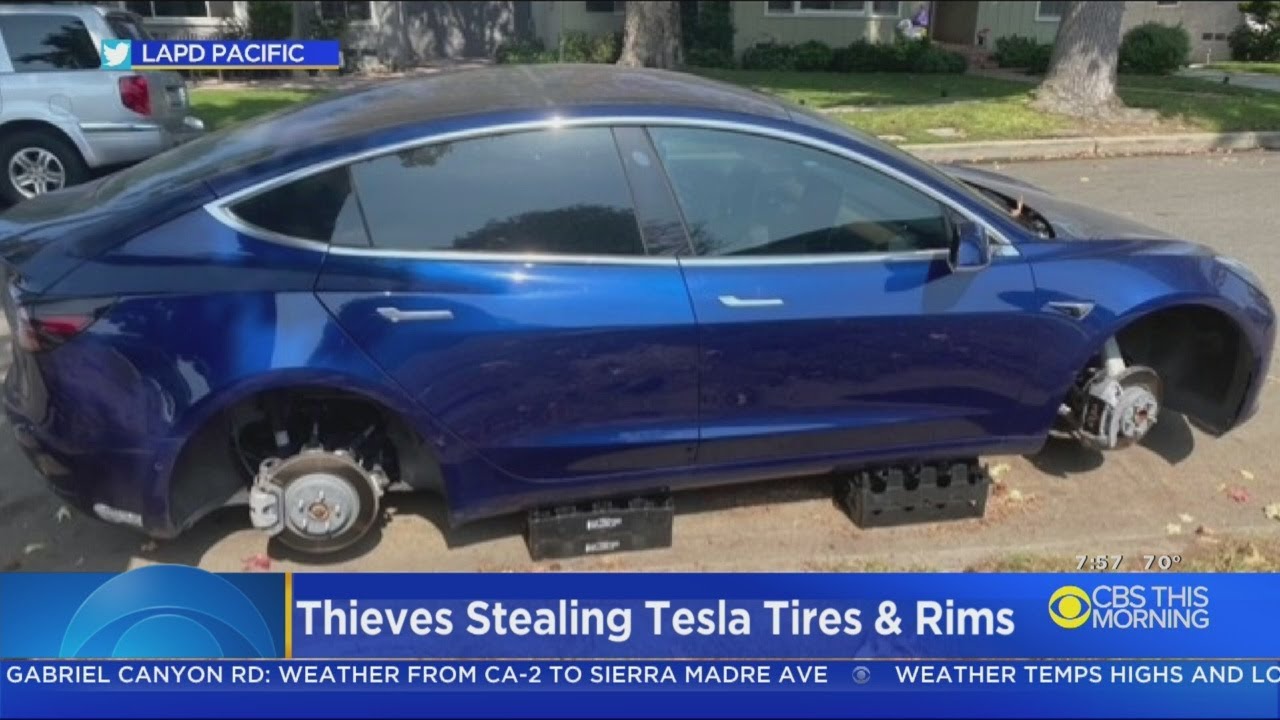 Thieves Stealing Tesla Rims, Tires In Palms, Mar Vista Neighborhoods YouTube