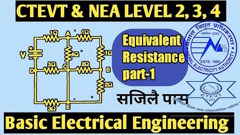 CTEVT तथा NEA level तयारी को लागी/equivalent Resistance in nepali/nea level 3 and ctevt preparation