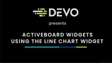 Activeboard widgets - Using the Line Chart widget