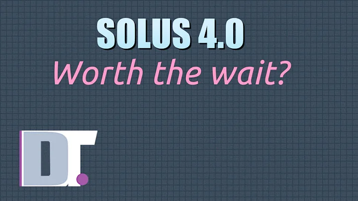 Solus 4.0 'Fortitude" - The Budgie Edition - Installation and First Look