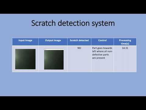 Vision based scratch detection system - YouTube