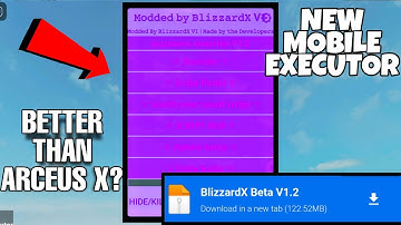 New Mobile Executor Blizzard X | CAN EXECUTE SCRIPT | Better than Arceus X?