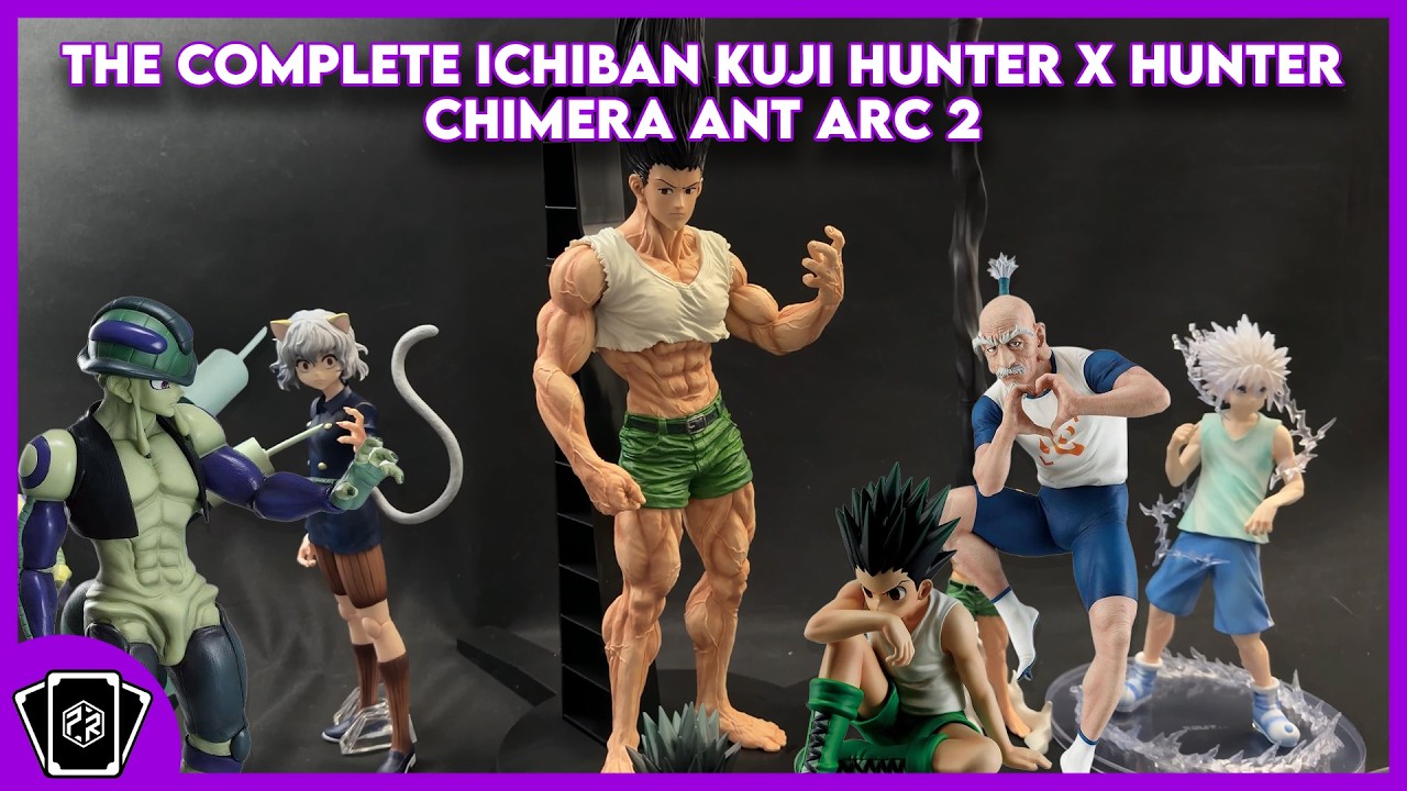 how ichiban kuji actually works - unboxing a complete Hunter x Hunter Chimera Ant Arc 2 [REVIEW]