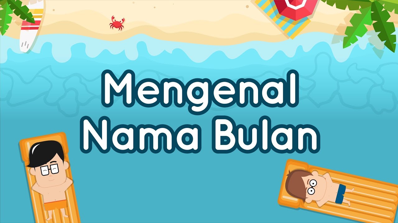 Belajar Nama  nama  Bulan Eza dan Adi YouTube