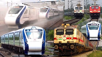 100 In 1 TRAIN VIDEOS Ultimate Compilation! HIGH SPEED Train Videos! Indian Railways Trains