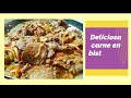 Deliciosa carne en bistec con pimenton