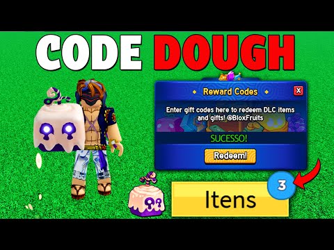 NOVO CÓDIGO DA DOUGH + TODOS OS CÓDIGOS DO BLOX FRUITS...