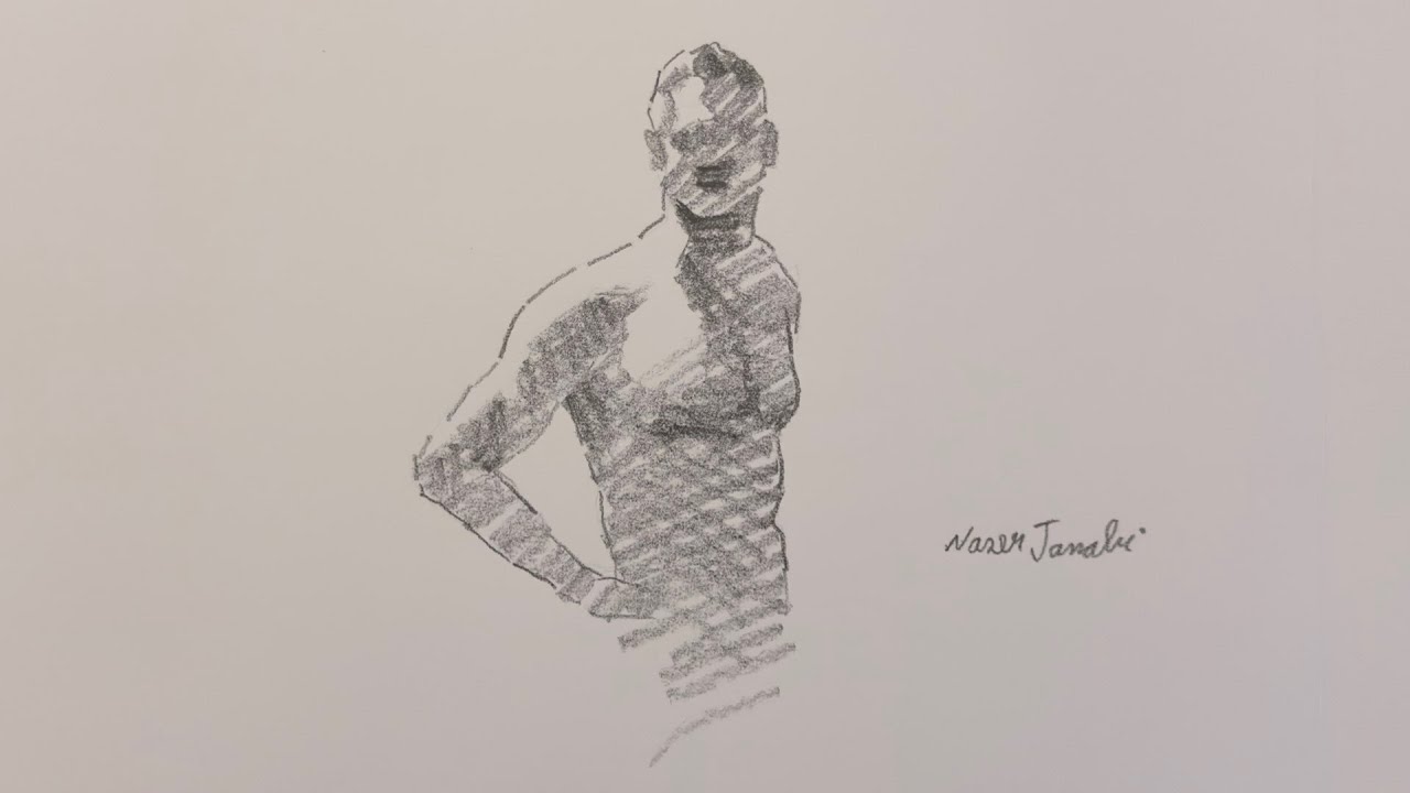 Drawing a Man Body ✍️ Art Drawing