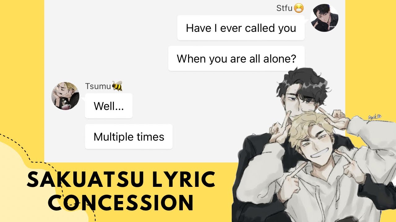 Sakuatsu lyric prank || Haikyuu texts