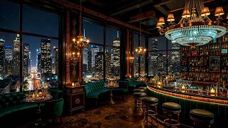Late Night Jazz lounge in Cozy Bar Ambience ~ Soothing Saxophone Music for Good Mood, Chill