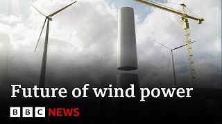 Sweden’s giant wooden wind turbine promises greener future | BBC News