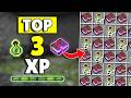 TOP 3 MEJORES GRANJAS DE XP para Minecraft Bedrock