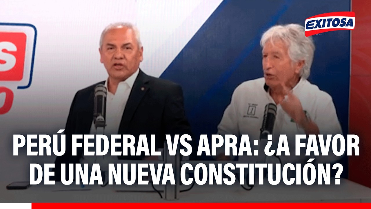 🔴🔵 Perú Federal y el APRA buscan llegar al Congreso: Candidatos DEBATEN sobre cambio de Constitución