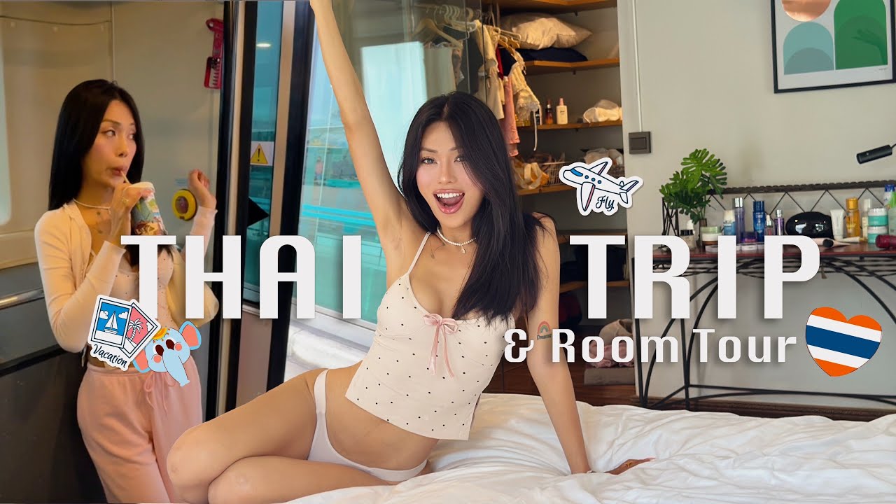Vblog bay sang Thái Lan và room tour xem phòng Ánh Trinh có gì?