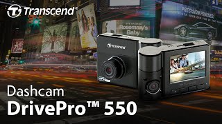 Transcend DrivePro 550A dashcam - Protection both inside and out.