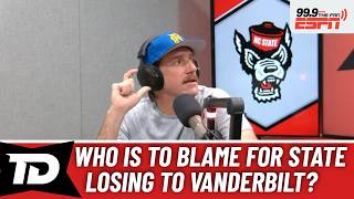 NC State football fumbles game away against Vanderbilt football
