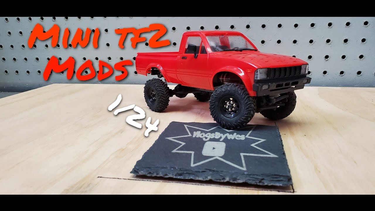 RC4WD 1/24 TRAIL FINDER 2 - BLACK TOYOTA MOJAVE - YouTube