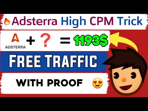 1193$ Adsterra High CPM Earning Trick 🔥 