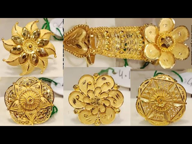 New Jeneration Ke Liye Gold Jodha Ladies Ring Design 08/08/2023 - YouTube