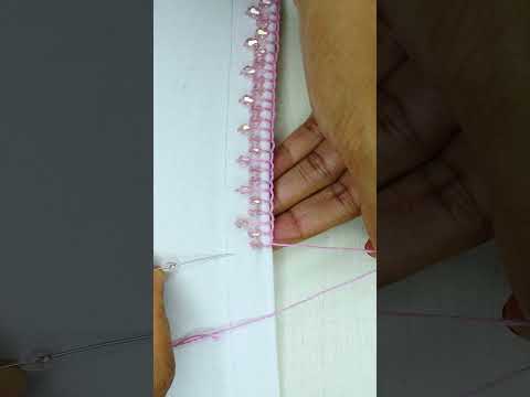 #embroidery #diynstitch #sewing #stitchtricks #handembroidery #loopstitch #churider #tutorial #stit