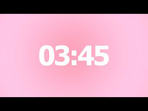 3 Minute 45 Second Timer 🌸 No Music | 3 Minute 45 Second Aesthetic Countdown Timer | 3m45s