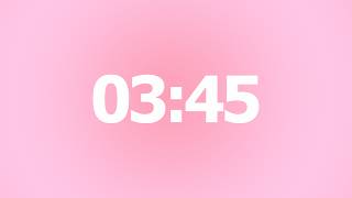 3 Minute 45 Second Timer 🌸 No Music | 3 Minute 45 Second Aesthetic Countdown Timer | 3m45s