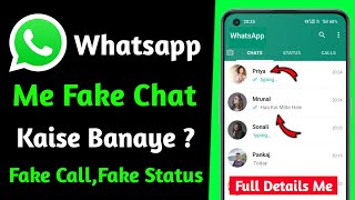 fake whatsapp chat kaise banaye | how to create fake whatsapp chat | whatsapp fake chat app | 2023 screenshot 4