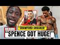 Errol Spence Jr. Looks HUGE! Terence Crawford Reacts Before Tim Tszyu Fight!