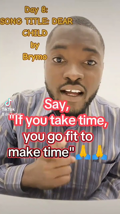 Day 8:SONG TITLE: DEAR CHILD by BrymoDay 8 of 31 Days Challenge of celebrating Brymo's song and pen