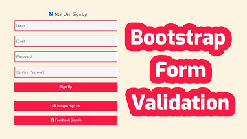 Bootstrap 5 Form And Form Validation in Bangla | Regular Expression | HTML | CSS | Javascript