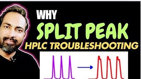SPLIT PEAK IN HPLC | HPLC TROUBLESHOOTING