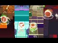 Rolling Sky - Foggy City and Microchip Tech, Starlight Desert and Volcano Night