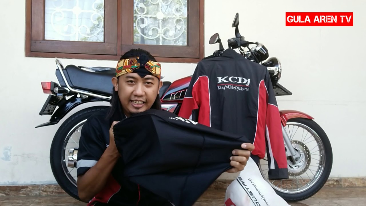 RX KING 2008 MERAH DI CAT PUTIH COVER NUMPAK RX KING CAK